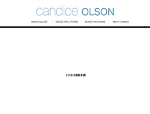 Tablet Screenshot of candiceolson.com